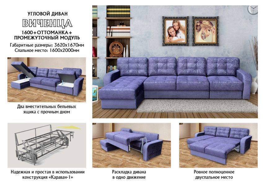 угловой диван виченца в Ижевске