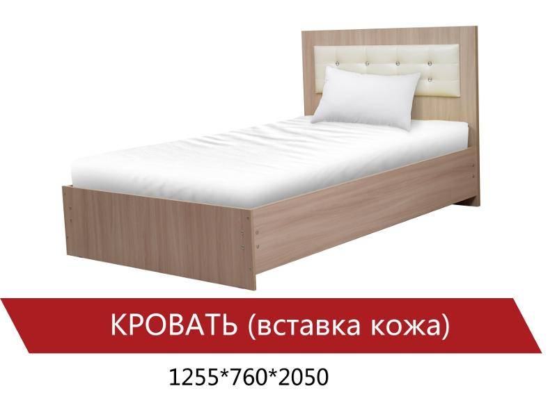 кровать со вставкой из кожи в Ижевске