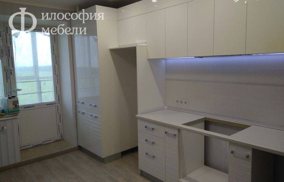 светлая кухня №35 в Ижевске