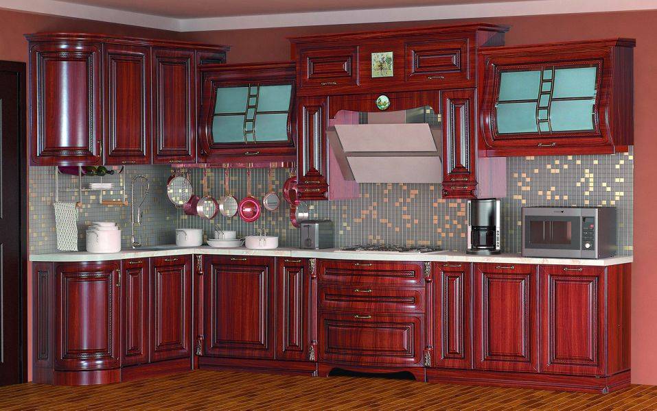 кухня сан-марино, орех 1700х3600 в Ижевске