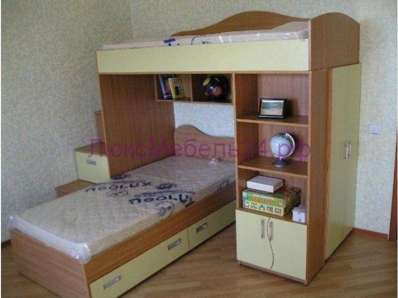 двухъярусная кровать со шкафом в Ижевске