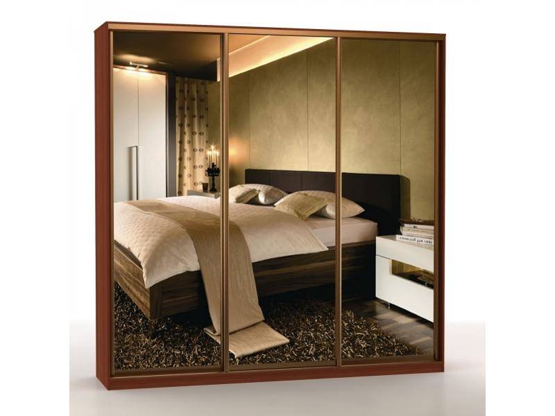 прямой шкаф-купе с 3 зеркалами шк-3 20 24 45 02 02 02 в Ижевске