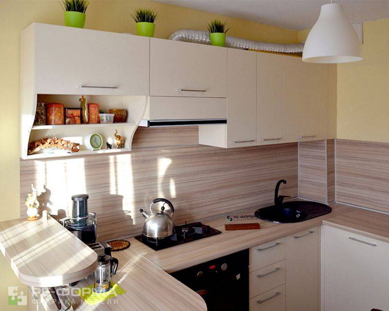 бежевая кухня 036 в Ижевске