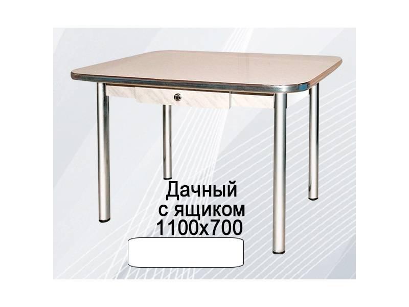 стол обеденный дачный с ящиком в Ижевске