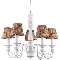 подвесная люстра arte lamp villaggio a3400lm-5br коричневая в Ижевске
