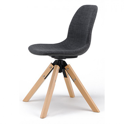 стул tapizado patchwork (eames style) черный в Ижевске