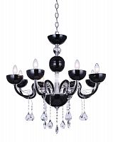 подвесная люстра crystal lux luccila sp8 черная в Ижевске
