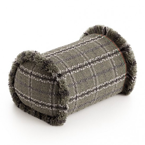 подушка большая-рол tartan green от gan в Ижевске