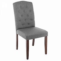 стул деревянный dark walnut / fabric grey в Ижевске