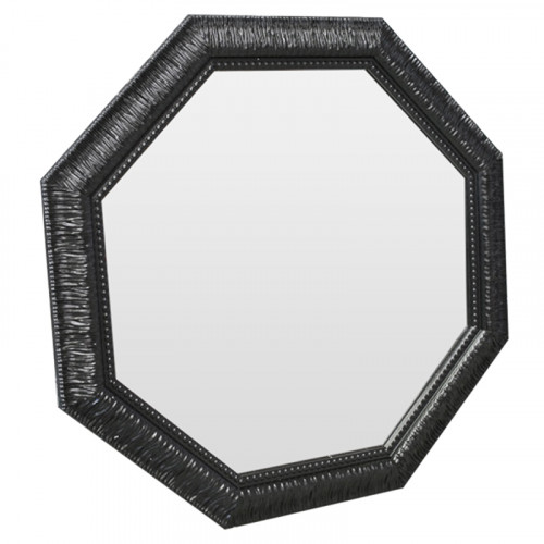 зеркало восьмиугольное черное с резьбой black sparkle в Ижевске