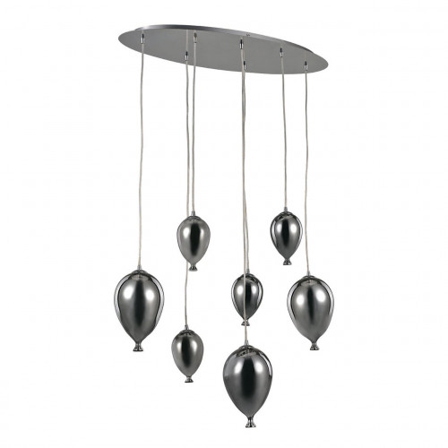 подвесная люстра ideal lux clown sp7 cromo в Ижевске