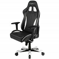 кресло геймерское dxracer king ks57 черно-белое в Ижевске
