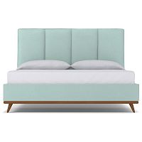 кровать двуспальная 180х200 голубая carter sky в Ижевске