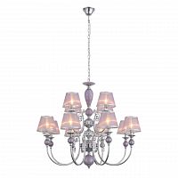подвесная люстра st luce lilium sl175.103.12 розовая в Ижевске