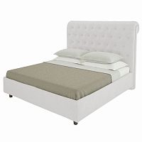кровать двуспальная 160х200 белая из велюра sweet dreams в Ижевске