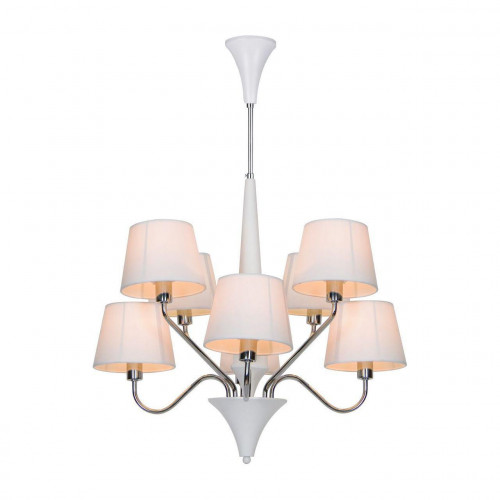 подвесная люстра arte lamp a1528lm-8wh белая в Ижевске