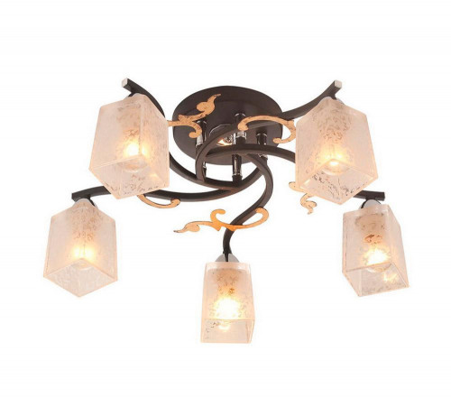 потолочная люстра idlamp edda 206/5pf-blackchrome в Ижевске