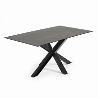 стол arya 180x100 черный, фарфоровый c409k09 от la forma (ex julia grup) в Ижевске