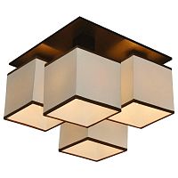 потолочная люстра arte lamp quadro a4402pl-4bk в Ижевске