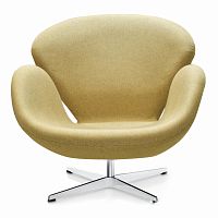 кресло swan chair бежевое в Ижевске