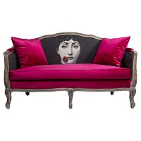 диван «комплимент руж» fornasetti прямой красный с черным в Ижевске