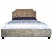 кровать двуспальная 160х200 бежевая delma в Ижевске