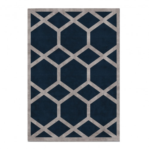 ковер ahston blue 150x220 синий в Ижевске