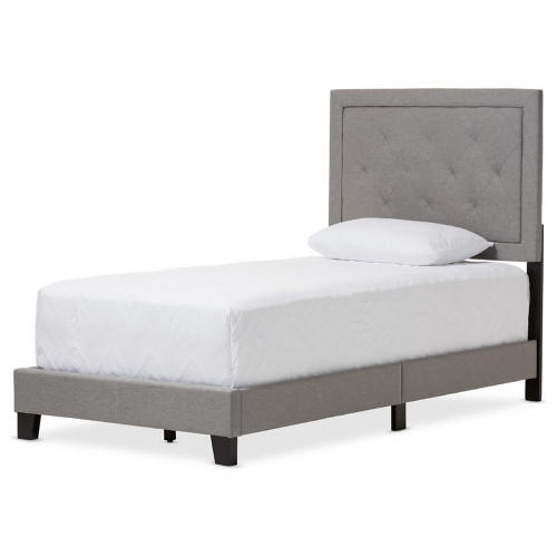 кровать paris linen upholstered gray 140х200 в Ижевске