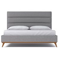 кровать двуспальная 160х200 серая cooper charcoal в Ижевске