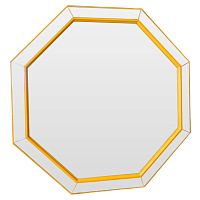зеркало венецианское восьмиугольное желтое yellow octagon в Ижевске