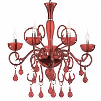 подвесная люстра ideal lux lilly sp5 rosso в Ижевске