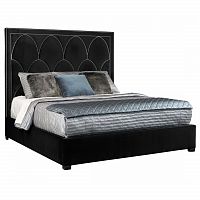 кровать двуспальная 180х200 черная petals queen в Ижевске