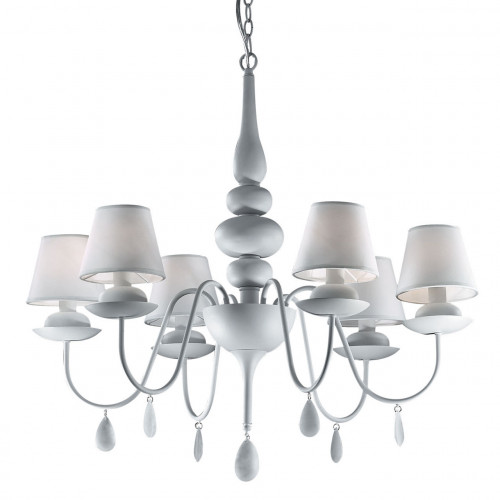 подвесная люстра ideal lux blanche sp6 bianco в Ижевске