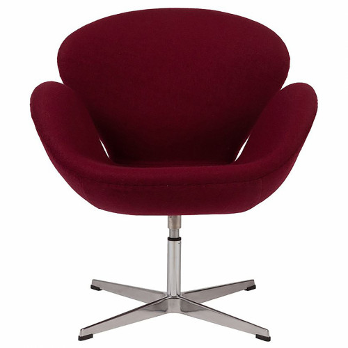 кресло swan chair бордовая в Ижевске