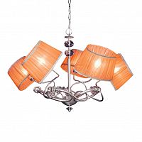 люстра 6900/5 00 v2568 от mm lampadari хром/оранжевая в Ижевске