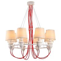 подвесная люстра arte lamp sergio a3325lm-8wh в Ижевске