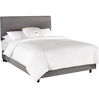 кровать двуспальная 160х200 серая frank platform gray в Ижевске