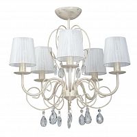 потолочная люстра vitaluce v1186/5pl белая в Ижевске