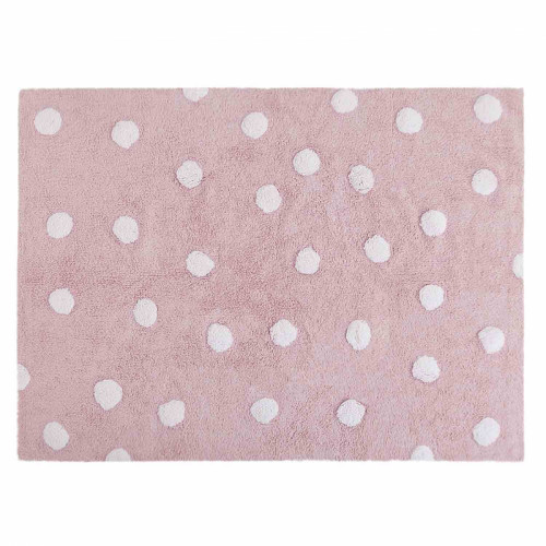 ковер polka dots розовый-белый в Ижевске