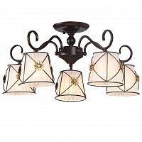 потолочная люстра arte lamp 72 a5495pl-5br в Ижевске