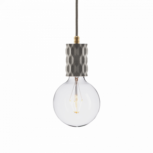 подвесной светильник beton glitter gray brass в Ижевске