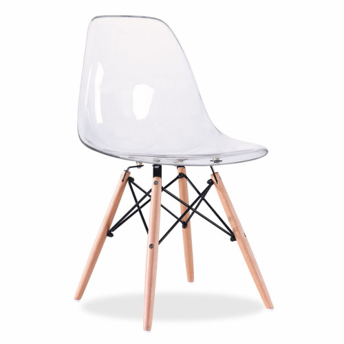стул деревянный pc-015 прозрачный (eames style) в Ижевске