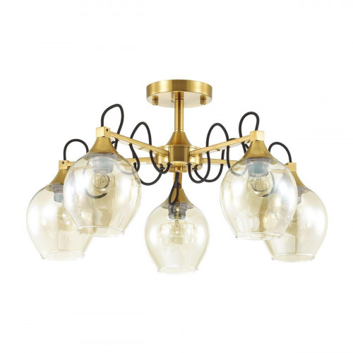 потолочная люстра lumion megan 3777/5c желтая в Ижевске