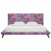 кровать двуспальная 160х200 розовая chameleo waterfall в Ижевске