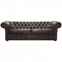 диван gd-pjs06603-pj530 трехместный прямой коричневый в Ижевске