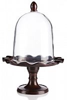 сервировочный поднос с куполом crystal dome dark в Ижевске