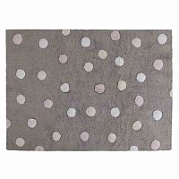 ковер tricolor polka dots серый розовый в Ижевске