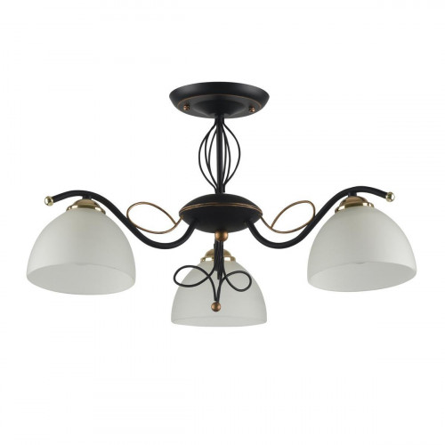 потолочная люстра idlamp ragia 554/3pf-blackpatina в Ижевске
