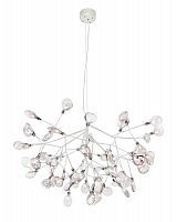 подвесная светодиодная люстра crystal lux evita sp63 white/transparent белая в Ижевске