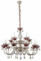 подвесная люстра st luce rubino sl139.303.15 серебро в Ижевске